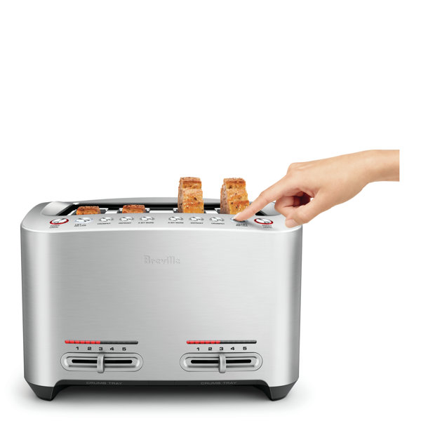 Breville DieCast 4Slice Smart Toaster & Reviews Wayfair